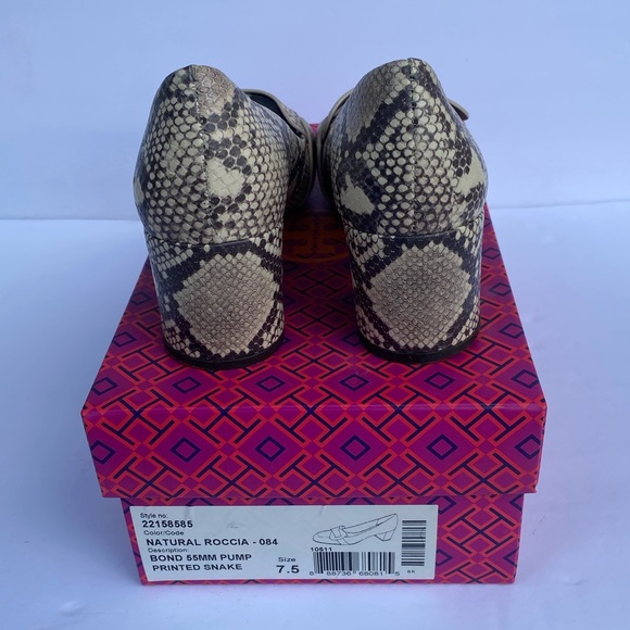 Tory Burch Bond 55MM Pump Printed Snake - Picture 12 of 16